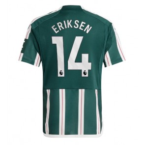 Manchester United Christian Eriksen #14 Replica Away Stadium Shirt 2023-24 Short Sleeve